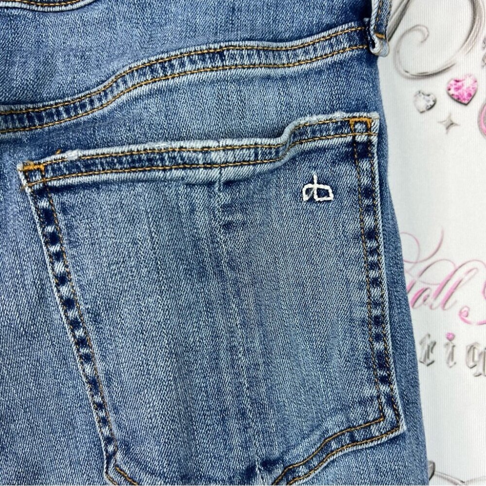 Rag and bone jeans high rise ankle skinny Blue Jeans light wash - Picture 6 of 12